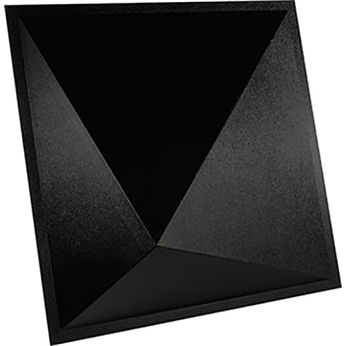 Ultimate Acoustics UA-PYD-BP 24 x 24" Pyramid-Shape Diffusor (4-Pack, Black)