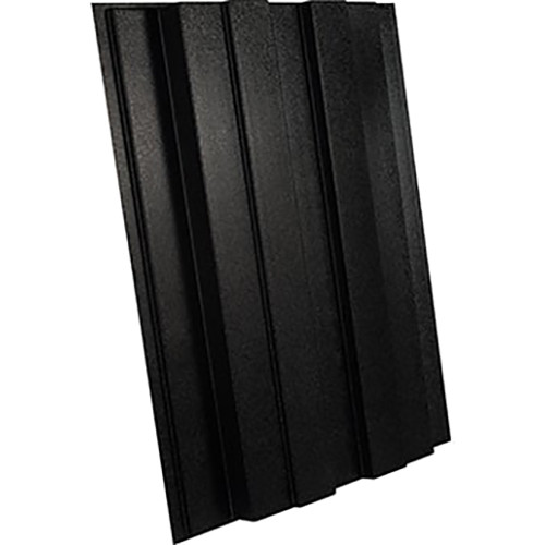 Ultimate Acoustics UA-STP-BP 24 x 18" Rectangular Stepped-Shape Diffusor (4-Pack, Black)