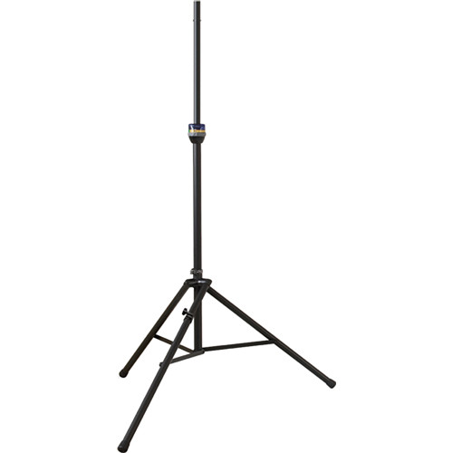 Ultimate Support TS-99BL Aluminum Speaker Stand with Leveling Leg (Matte Black, Pair)