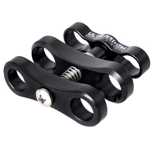 Ultralight Ball Clamp with T-Knob for 2" Buoyancy Arms (Black)