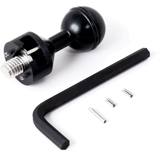 Ultralight ARRI-Style Anti-Twist Base Adapter with Captive 3/8"-16 Screw