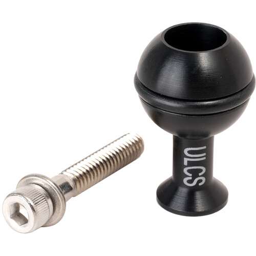 Ultralight Ball Adapter with 1/4"-20 Socket Head Cap Screw (Black)