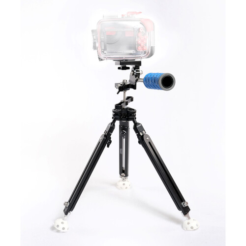 Ultralight Pan and Tilt Tripod with Extendable Legs
