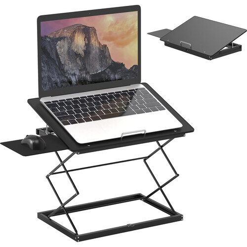 Uncaged Ergonomics Adjustable Metal Laptop Desk Stand
