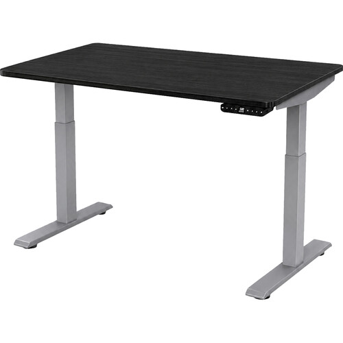 Uncaged Ergonomics Rise Up Electric Adjustable Height Standing Desk (48 x 30", Black Bamboo)