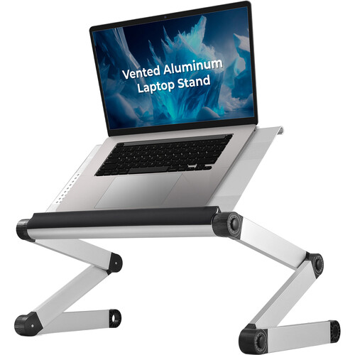Uncaged Ergonomics WorkEZ Executive Laptop Stand (Silver)