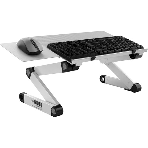Uncaged Ergonomics WorkEZ Keyboard Tray Stand (Silver)