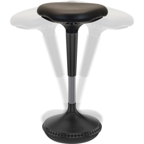 Uncaged Ergonomics Wobble Stool (Black Triangular Seat)