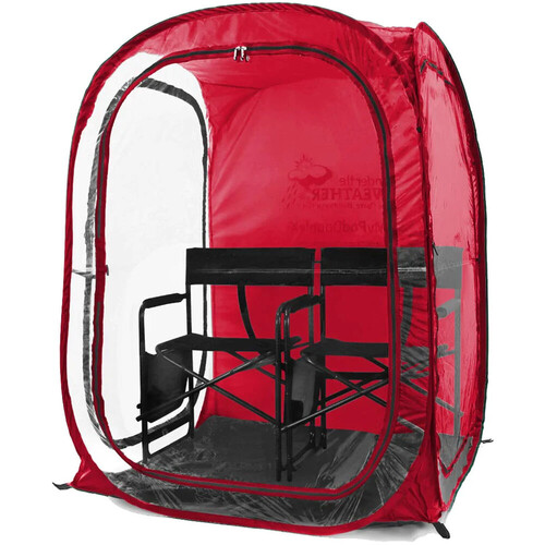WeatherPod MyPod XXL Two-Person Pop-Up Tent (Red, 5-Pack)