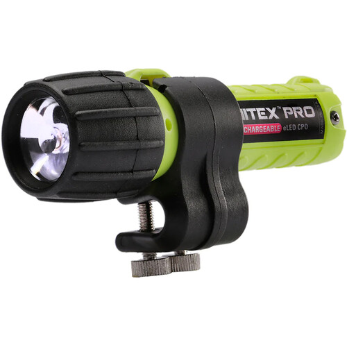 Underwater Kinetics Nitex Pro eLED Rechargeable Fire Safety Helmet Light (Safety Yellow)