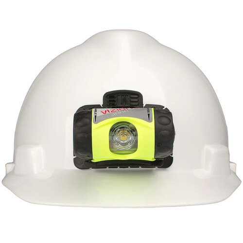 Underwater Kinetics 3AAA Vizion I Intrinsically Safe Headlamp with Helmet Mount (Yellow)