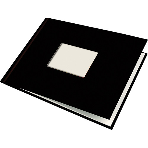 Unibind MyBook 8x12" Photobook with Window (Black Leather, 7mm Spine)
