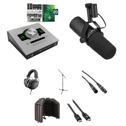Universal Audio Apollo Twin X QUAD Gen 2 Thunderbolt 3 Audio Interface with Voiceover Kit