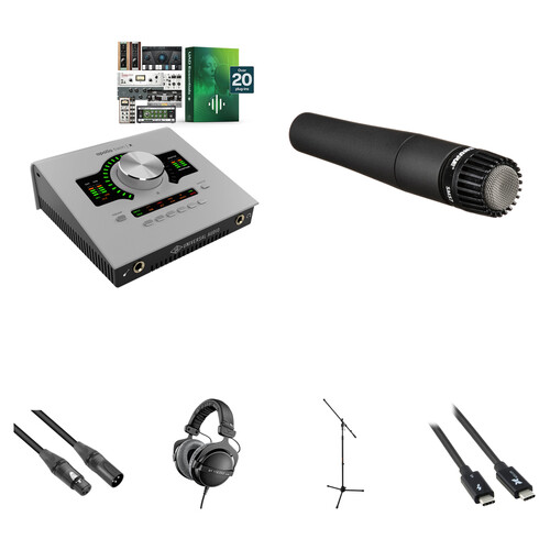 Universal Audio Apollo Twin X QUAD Gen 2 Thunderbolt 3 Audio Interface with Guitar Recording Kit