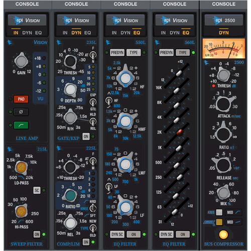 Universal Audio Luna API Vision Console Emulation Plug-In Bundle