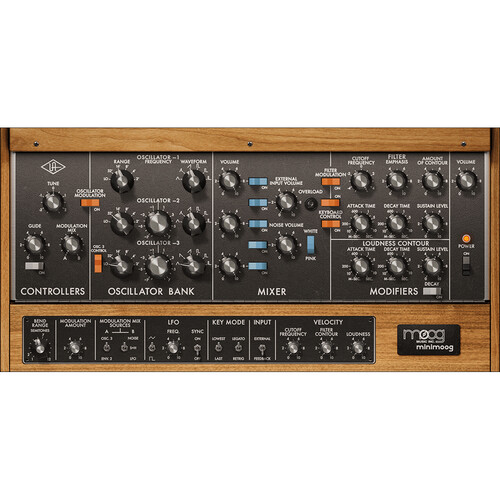 Universal Audio Moog Minimoog Plug-In Instrument