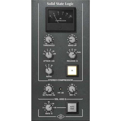 Universal Audio SSL 4000 G Bus Compressor Plug-In