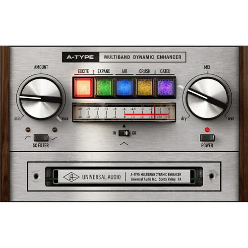 Universal Audio A-Type Multiband Dynamic Enhancer Audio Plug-In