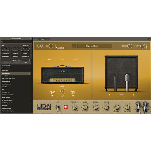 Universal Audio UAD Lion '68 Super Lead Amp