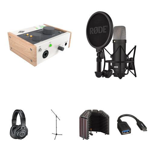 Universal Audio Volt 176 Portable 1x2 USB-C Audio/MIDI Interface with Voiceover Kit