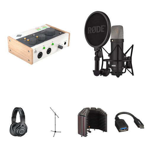 Universal Audio Volt 276 Portable 2x2 USB-C Audio/MIDI Interface with Voiceover Kit