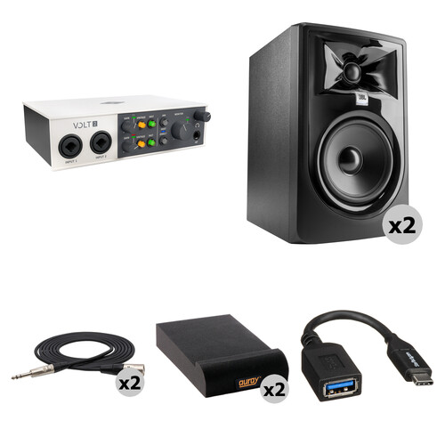 Universal Audio Volt 2 USB-C Audio/MIDI Interface with Mixing Kit
