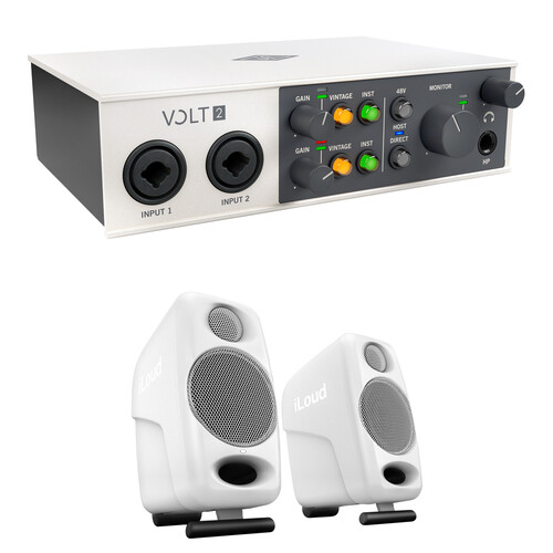 Universal Audio Volt 2 USB-C Audio/MIDI Interface Kit with Monitors Kit