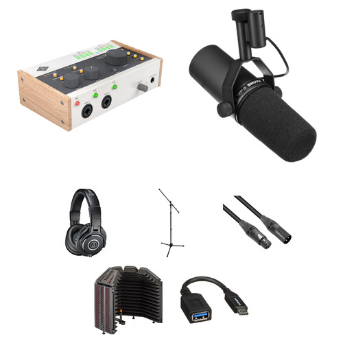 Universal Audio Volt 476 Portable 4x4 USB-C Audio/MIDI Interface with Voiceover Kit