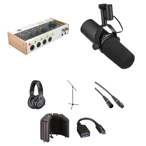 Universal Audio Volt 476P Portable 4x4 USB Audio/MIDI Interface with Voiceover Kit