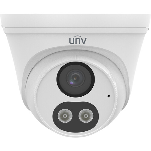 Uniview 4MP Dual Light Fixed Turret, 2.8mm, Built-in Mic