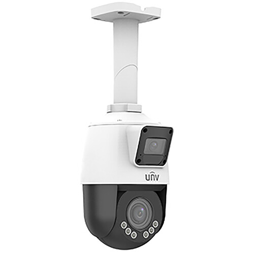 Uniview 2MP Outdoor Dual-Lens PTZ Network Dome Camera with Night Vision