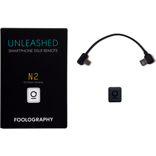 Foolography Unleashed 18 N2 Smartphone DSLR Remote for Nikon D610, D600, D7000, D90 Cameras