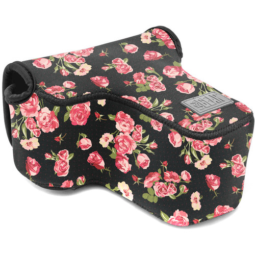 USA GEAR Neoprene DSLR FlexARMOR Case (Medium, Floral)