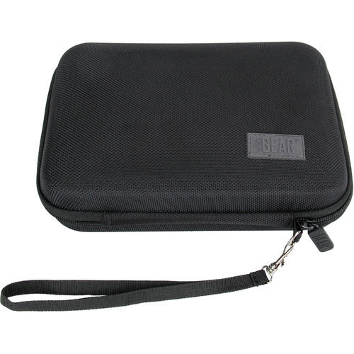 USA GEAR Hard-Shell Carry Case for Electronics (Black, Medium)