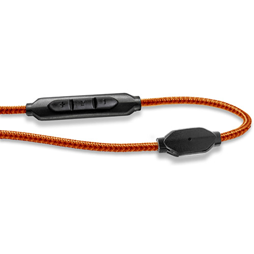 V-MODA 3-Button SpeakEasy Cable with Microphone and Remote (Orange)
