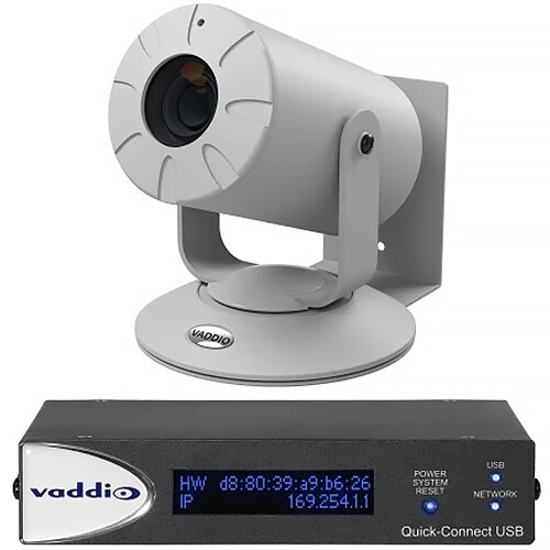 Vaddio ZoomSHOT 20 SE QUSB POV Camera System (White)