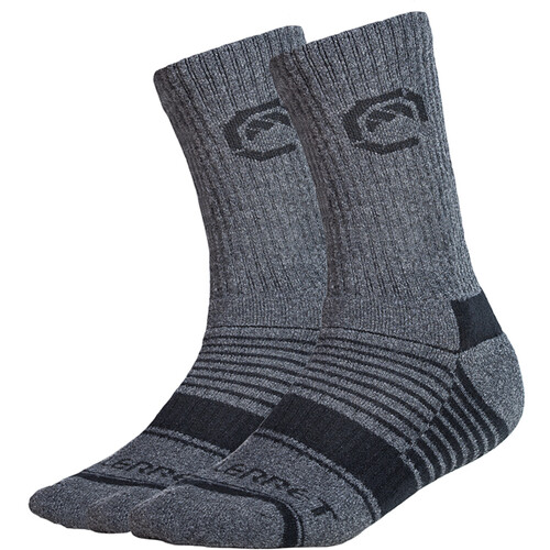 Vallerret Merino Wool Crew Sock (Gray Winter, 6-9)