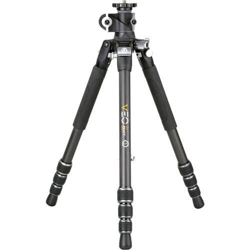 Vanguard VEO3T+264CT 4-Section Carbon Fiber Travel Tripod with Lateral Center Column