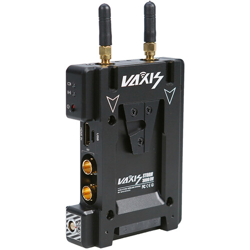 Vaxis Storm 3000' DV Wireless Video Transmitter with Dual V-Mount Plate
