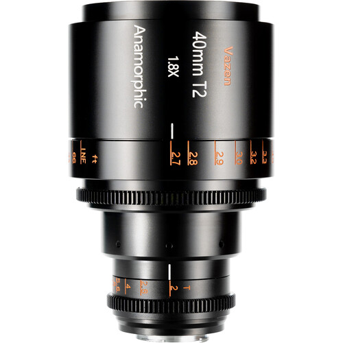 Vazen 40mm T2 1.8x Anamorphic Lens (Micro Four Thirds, Amber Flare)