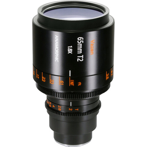 Vazen 65mm T2 1.8x Anamorphic Lens (RF Mount, Amber Flare)