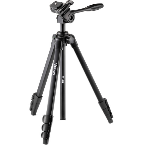 Velbon M45 4-Section Aluminum Tripod with 3-Way Head
