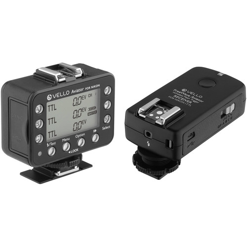 Vello FreeWave Aviator Wireless Flash Trigger Transceiver & Receiver Kit for Nikon