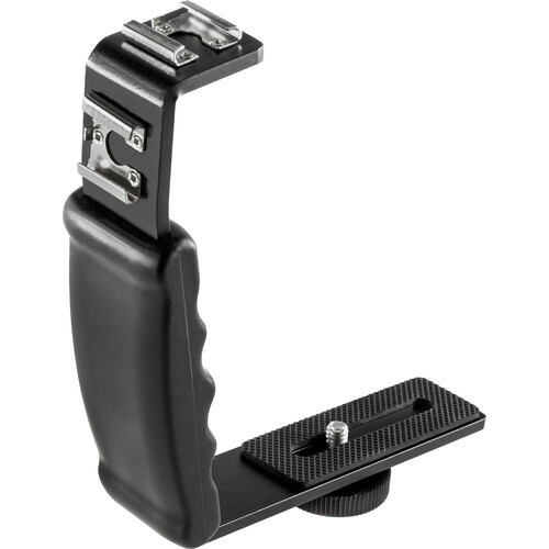 Vello Dual Cold Shoe Bracket with Grip