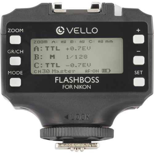 Vello FlashBoss TTL Transceiver for Nikon