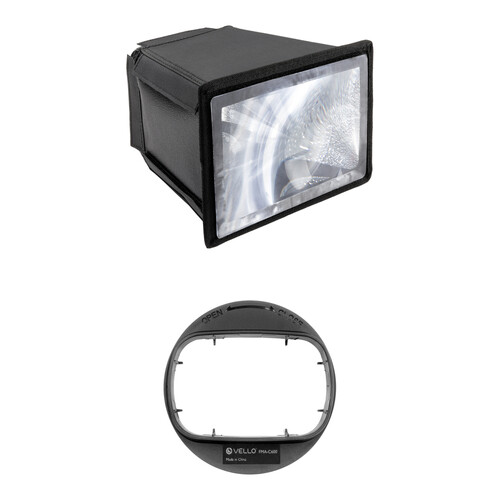 Vello Flash Multiplier-Diffuser Attachment with Canon 600EX RT Series Adapter Kit