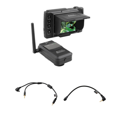 Vello FreeWave Viewer VL Wireless Live View Remote Kit with AV/Shutter & Infrared Cables for Canon 5D Mark II