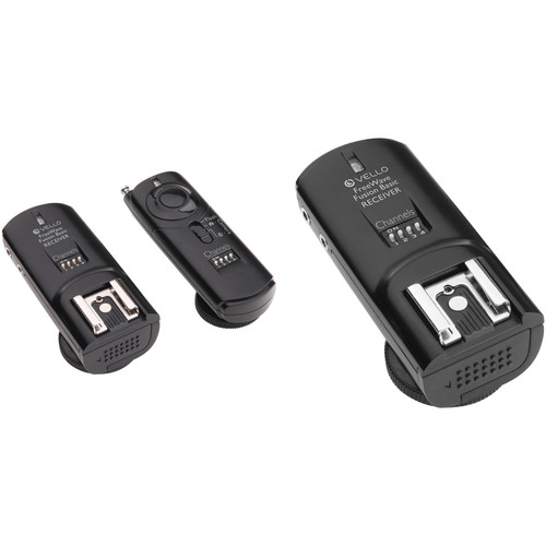 Vello FreeWave Fusion Basic Wireless Flash Trigger System Kit with Additional Receiver for Nikon Cameras