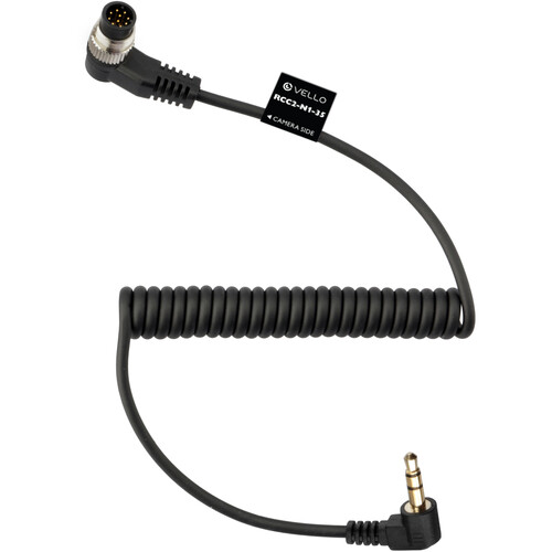 Vello 3.5mm Remote Shutter Release Cable II for Cameras with Nikon 10-Pin Connector
