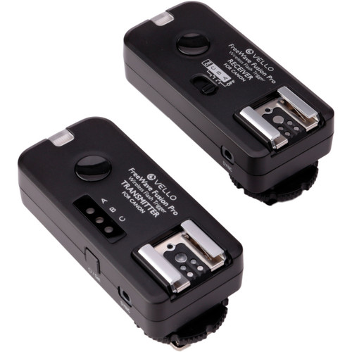 Vello FreeWave Fusion Pro Wireless Flash Trigger and Remote Control for Canon DSLRs